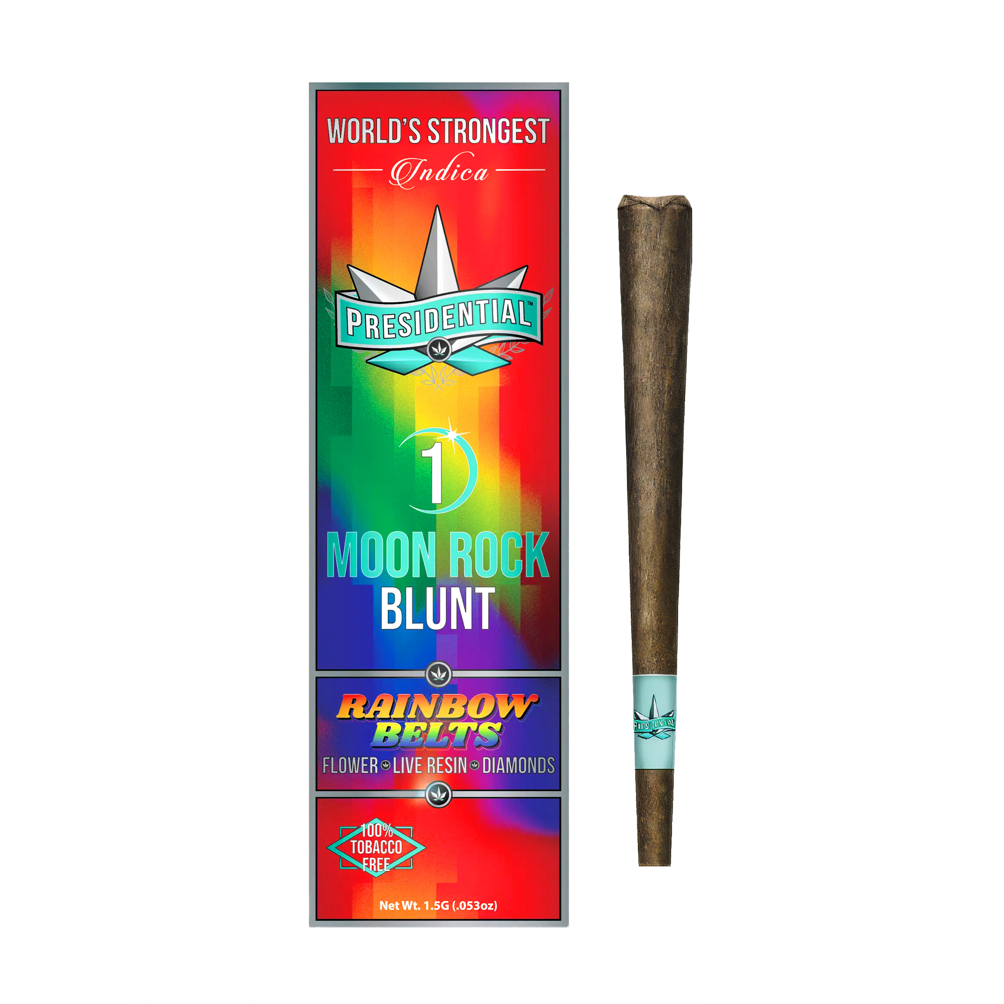 Presidential Moon Rock Infused Blunt Rainbow Belts 1.5g
