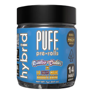 PUFF - Rainbow Cookies x LA Kush (H) | .5g 14pk Bubble Hash Preroll | Puff