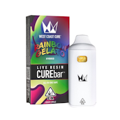 West Coast Cure - Rainbow Gelato Live Resin CUREbar 1g
