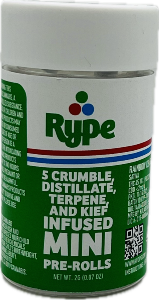 Rype - Rainbow Ice Cream 2g 5 Pack Mini Infused Pre-Rolls - Rype