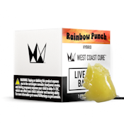 Rainbow Punch (H) | 1g Live Resin Badder | West Coast Cure