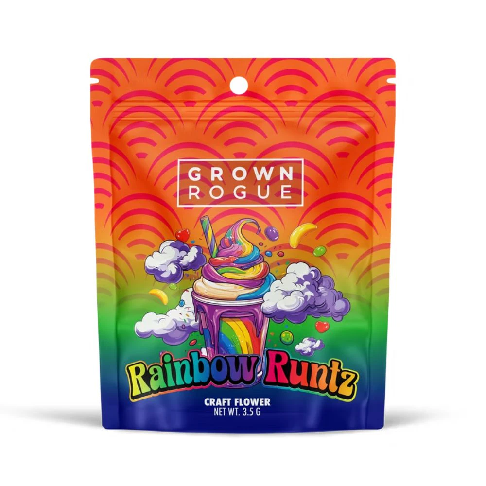 Grown Rogue - Rainbow Runtz 3.5g Prepackaged Flower - GROWN ROGUE Main Image