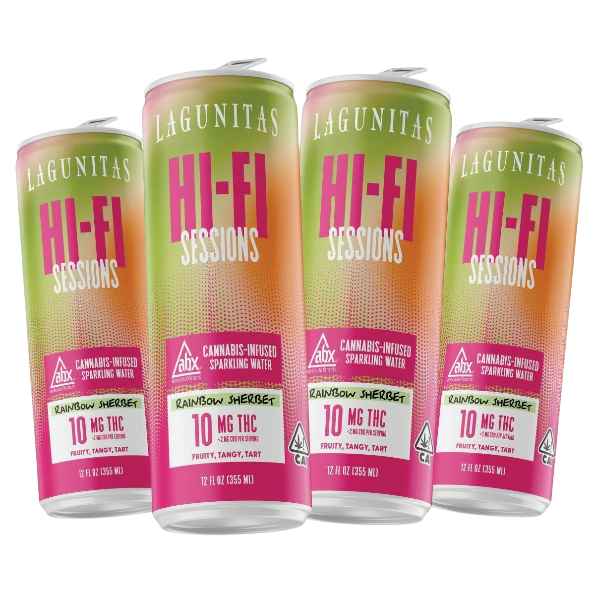 Lagunitas Hi-Fi Hops - Rainbow Sherbet | 10mg 4pk Beverage | Lagunitas Main Image