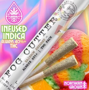Northern Grown - Rainbow Sherbet Fog Cutter - 0.5g x 2pk. Infused - Northern Grown