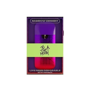TO THE MOON - To The Moon | Disposable | Live Resin - Rainbow Zerbet | 1g