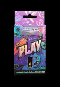 Play - PLAY - Rainbow Belts - 1g Hash Infused Distillate Cart