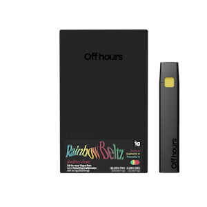 Off Hours - Off hours - 1G All-in-one Vape Pen (indica Rainbow Beltz)