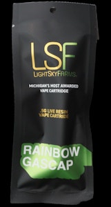 LIGHT SKY FARMS - LSF Rainbow Gascap #9 Live Resin Ceramic Vape Cart 0.5g