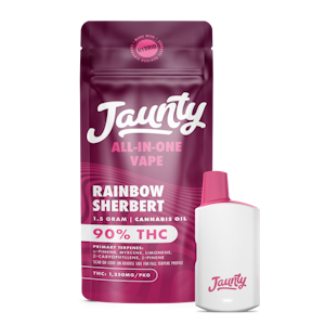 JAUNTY - JAUNTY | Rainbow Sherbert | Ready-to-use Palm | 1.5g Hybrid