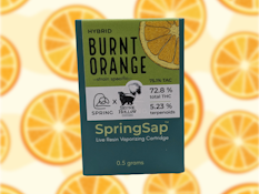 SpringSap | Burnt Orange Live Resin | 0.5G