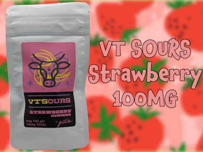 Gaston Weed Co. - Gaston VT'SOURs | Sour Strawberry Gummies | 20PK 