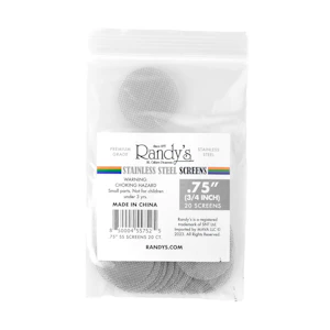 Farmhouse Artisan Market - Randy's | Stainless Steel Screens | .75" | 20ct