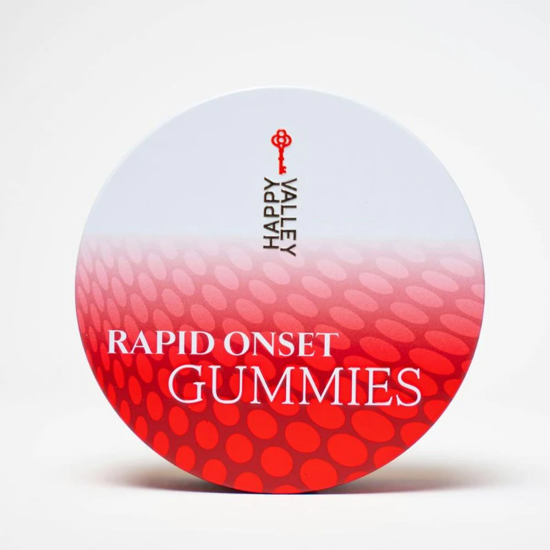 Happy Valley - Rapid Onset Strawberry Lemonade Gummies - 100mg - HVV Main Image