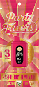Party Favors - Party Favors - Raspberry Lemonade 3G Juicebox Disposable