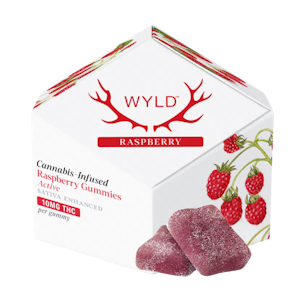 WYLD - Raspberry (S) | 10mg THC 10Pk Gummies | Wyld