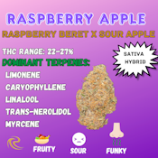 Raspberry Apple | 0.5g Preroll | TAXES INCLUDED