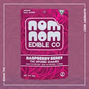 Nom Nom Edible Co. | Raspberry Beret | 200mg Live Resin Gummies