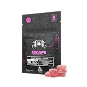Raspberry Cough (S) | Escape 100mg 1:1 THC:CBC Gummies | Heavy Hitters