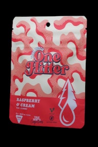 200mg Raspberry & Cream One Hitter THC Vegan Gummy