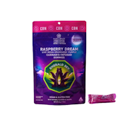 140mg THC:CBD:CBN Raspberry Dream Gummies (10mg THC, 2mg CBD, 2mg CBN - 10 pack) - Emerald Sky