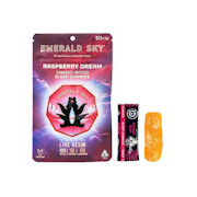 140mg THC:CBD:CBN Raspberry Dream Gummies (10mg THC, 2mg CBD, 2mg CBN - 10 pack) - Emerald Sky