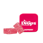 150mg 1:2 CBD:THC Raspberry Gummies (THC Bomb) (25mg CBD, 50mg THC - 2 pack) - Drops