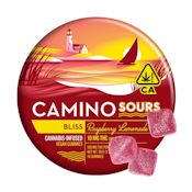 Raspberry Lemonade (Bliss) (H) | 100mg Sours Gummies | Camino