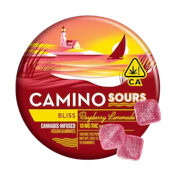 Raspberry Lemonade (Bliss) (H) | 100mg Sours Gummies | Camino