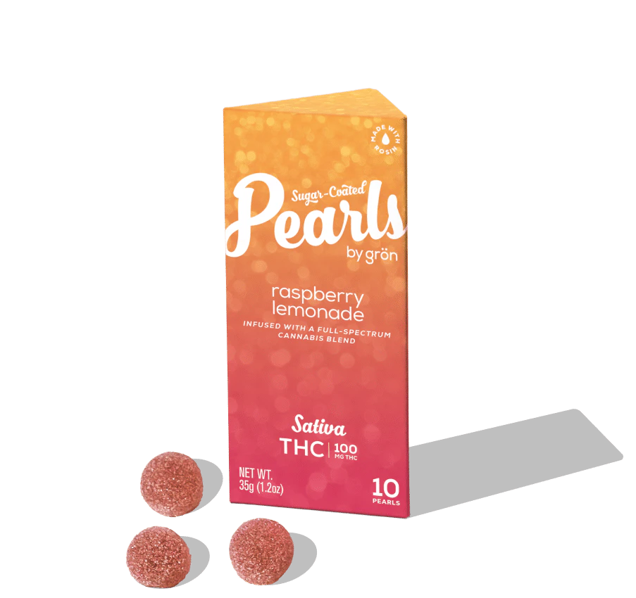 GRON - Gron | Edible | Pearls - Raspberry Lemonade | 100mg, 10 Main Image