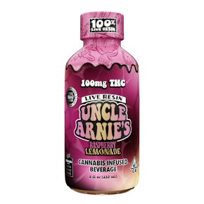 Uncle Arnie's | Live Resin Beverage | Raspberry Lemonade | 100mg