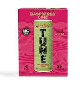 Raspberry Lime | Seltzer | 40mg/4 pack | Tune