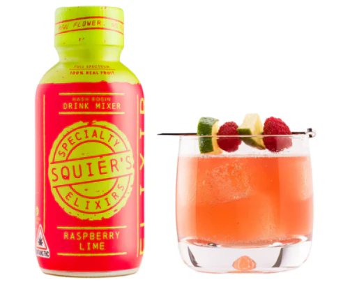 Squier's - Raspberry Lime Hash Rosin Elixir - 500mg - TMH Main Image