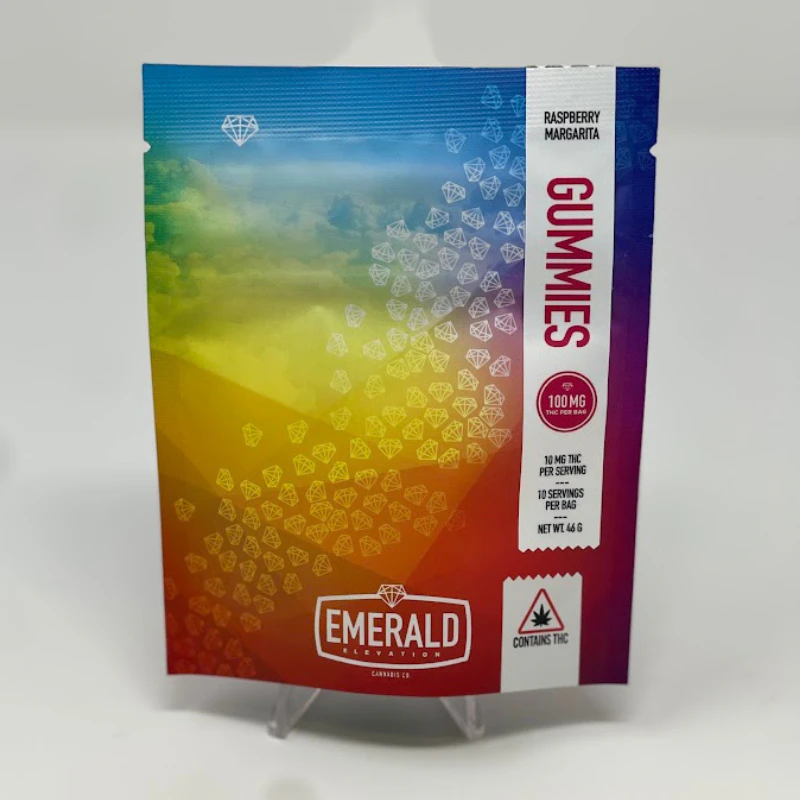 Emerald Elevation Cannabis Co - Emerald Elevation | Raspberry Margarita | 10mg Gemmy | 20-Pack | 200mg Total |RSO Main Image