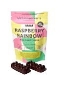 Raspberry Rainbow Loosie | Chocolate Covered Caramels | 50mg/20 Servings | Soft Power Sweets