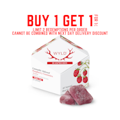 WYLD Raspberry Sativa Enhanced Gummies