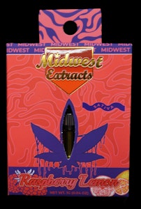 MIDWEST EXTRACTS - Midwest Extracts Raspberry Lemon 1G Cart