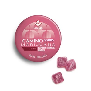 CAMINO - CAMINO - SOUR RASPBERRY LEMONADE 100MG GUMMIES