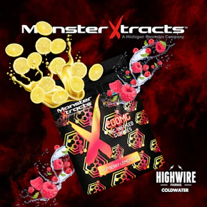 Monster Gummies Raspberry Lemonade 200mg (Sativa)