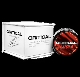 Critical Concentrates - Critical Concentrates Live Rosin | Rated R | 1g