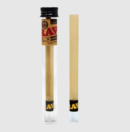 RAW - DLX Glass Tipped Cannon King Size Cone Main Image