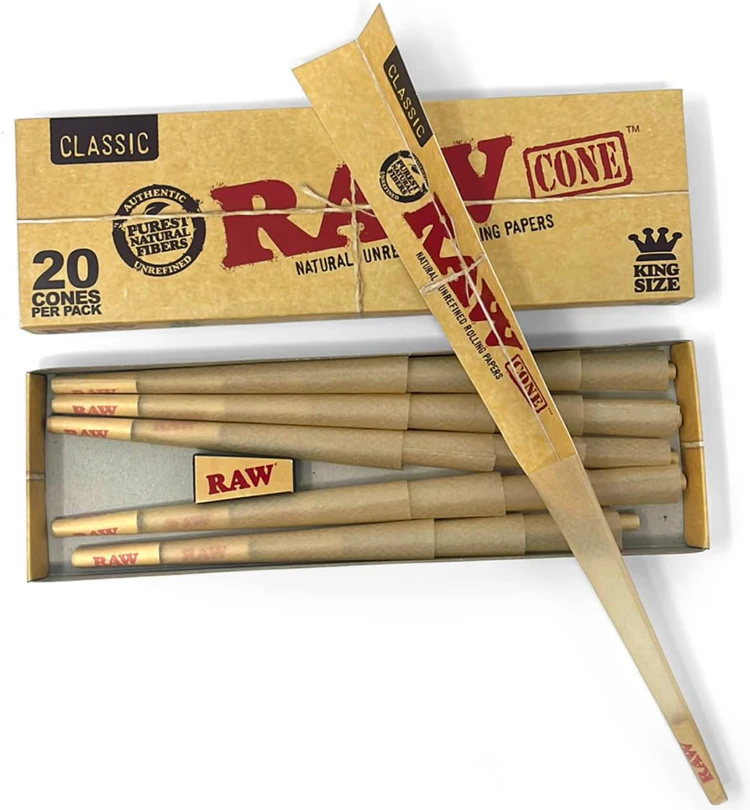RAW - Classic Cones | King Size 20pk Main Image
