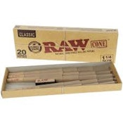 Raw 1 1/4 Size Cone w/Funnel 20ct