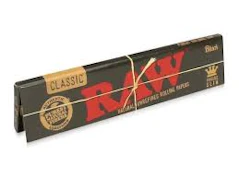 RAW Black Classic King Slim Rolling Papers