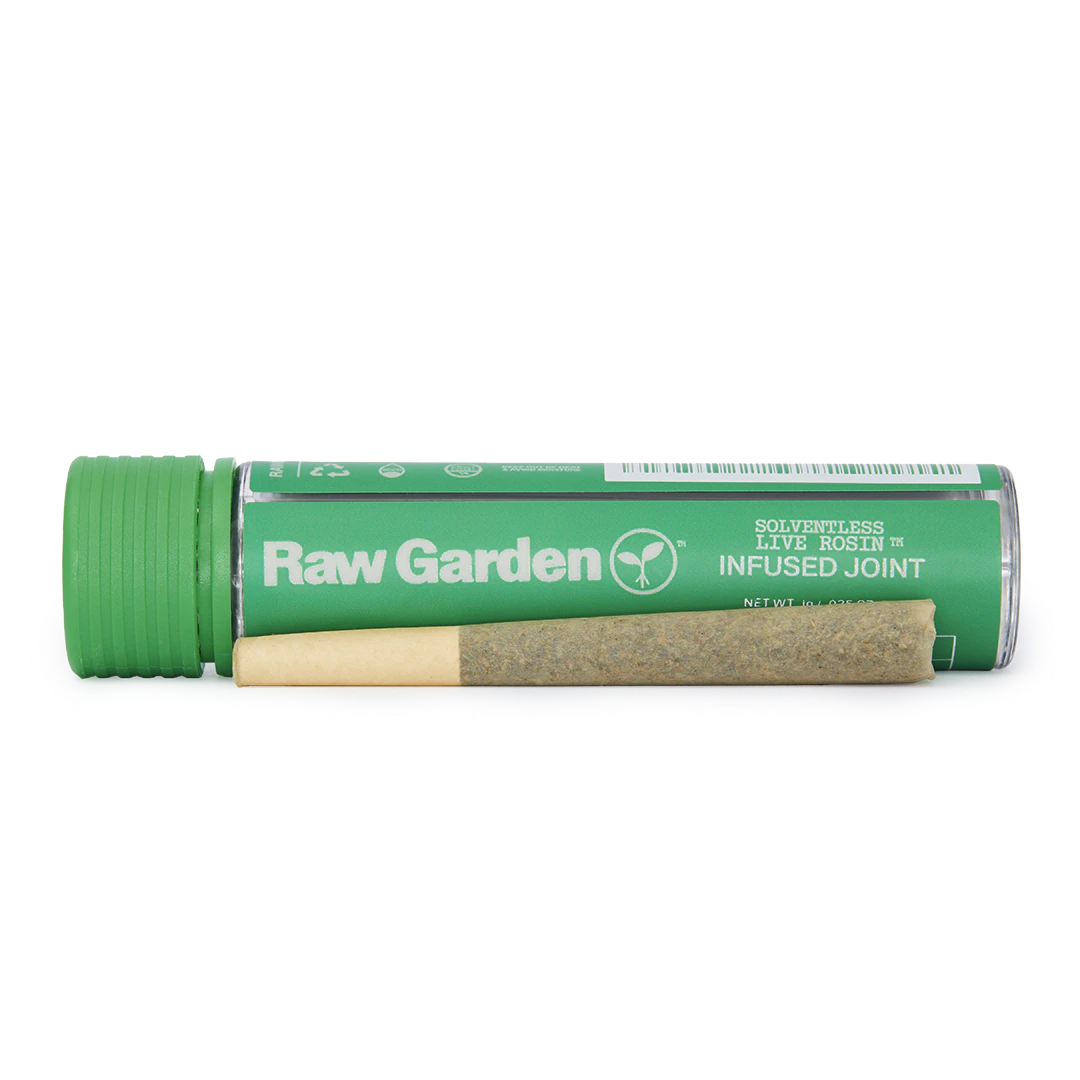 Raw Garden - Raw Garden - 1g Live Rosin Infused Preroll - Oasis Rainbows Main Image