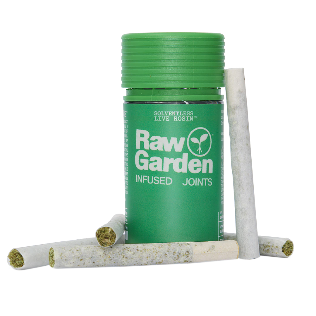 Raw Garden - Raw Garden - 5pk Live Rosin Infused Prerolls - Oasis Rainbows Main Image