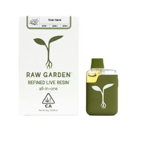 RAW GARDEN - Raw Garden Refined Live Resin AIO 1g Gelato Slushy
