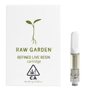 RAW GARDEN - CHAMPAGNE DREAMS 1:1 CBD THC CARTRIDGE - 1G