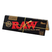1 1/4 Black Classic Papers - Accessories - Raw