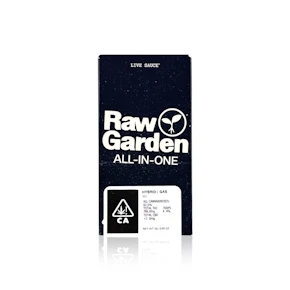 RAW GARDEN - All In One - GSC - Live Sauce - 1G
