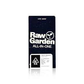 RAW GARDEN - All In One - Banana Punch - Live Sauce - 1G